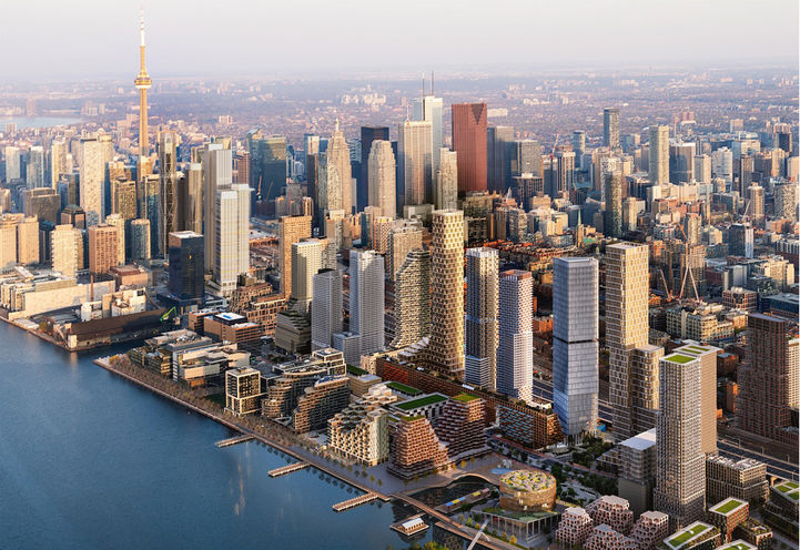 Quayside Condos 4 Aerial View of Full Development