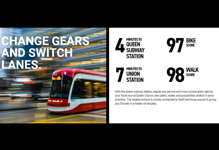 Queen Church Condos Surrounded by Commuting Options