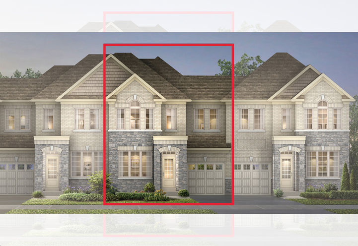 Queensville Homes Exterior View of Townhome Units