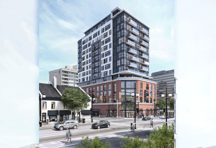 Radio Arts Condos Daytime Exterior Rendering