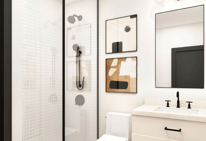 Radio Arts Condos Interior Bathroom View