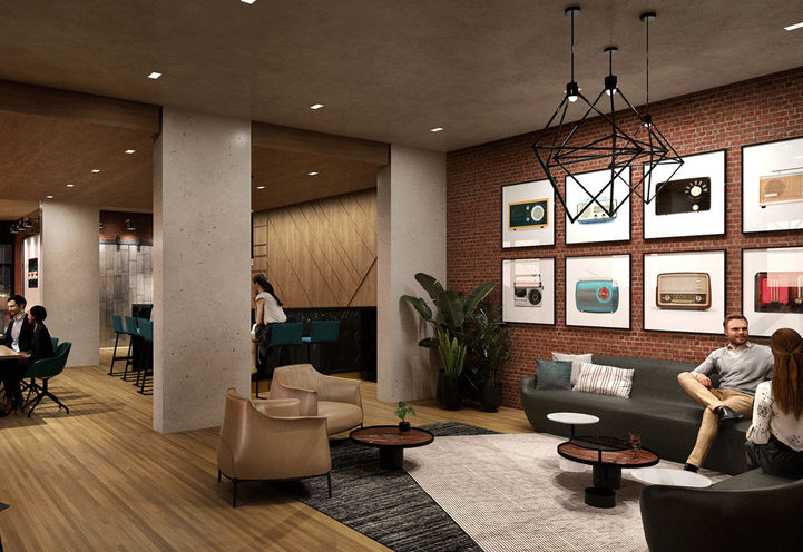 Radio Arts Condos Social Lounge