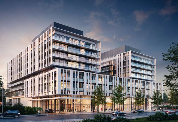 Reine Condos Street Level Exterior View of Building