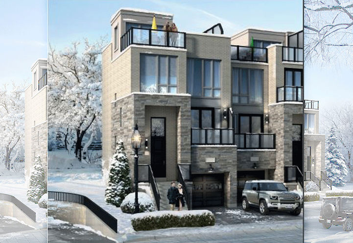 Corner View of Richmond Hill Grace Towns