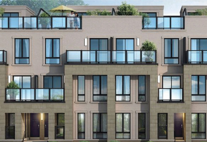 Richmond Hill Grace Towns- Close Up View of Balconies