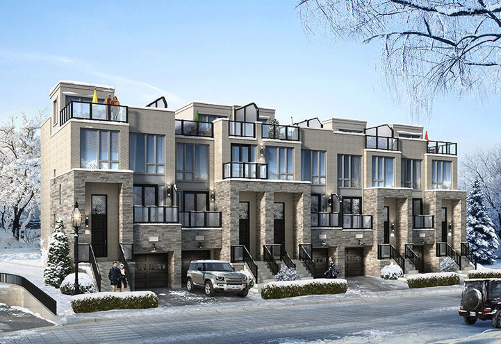 Richmond Hill Grace Towns in the Winter