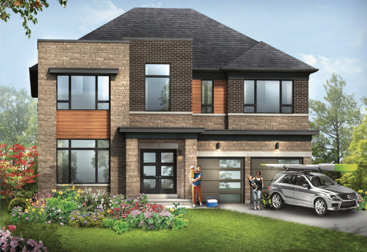 River & Sky Homes Exterior View of Detached Model
