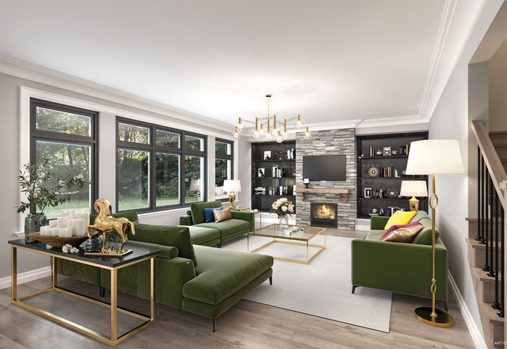 River & Sky Homes Great Room