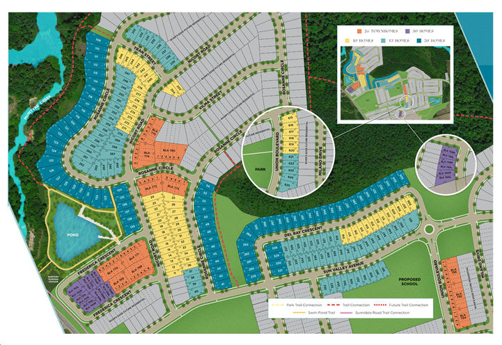 River's Edge Homes Site Plan
