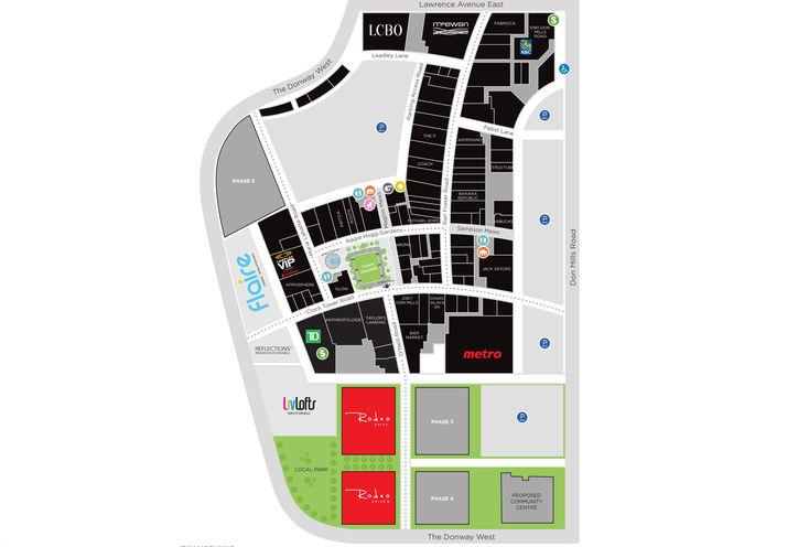Rodeo Drive Master-Planned Community at CF Shops at Don Mills