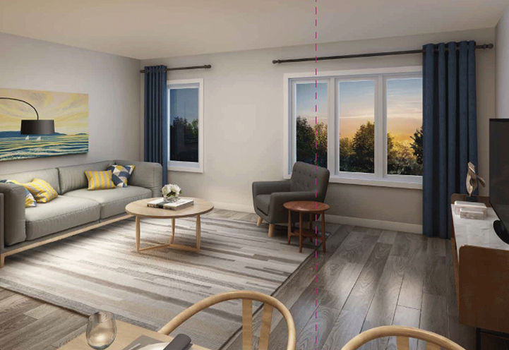 SOBA Towns Open Concept Living Room Suite