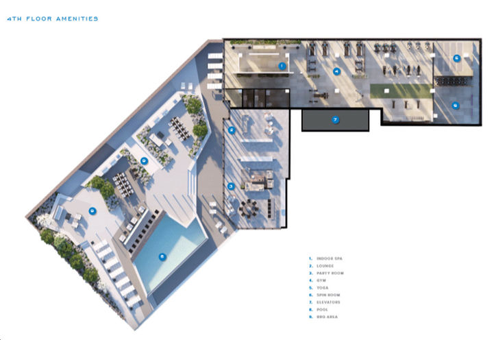 4th Floor Amenities at SXSW Condos 2