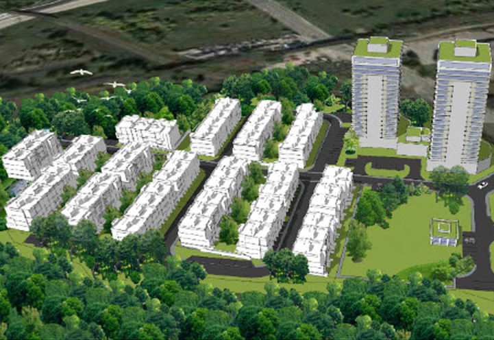 Aerial View of SXSW Community