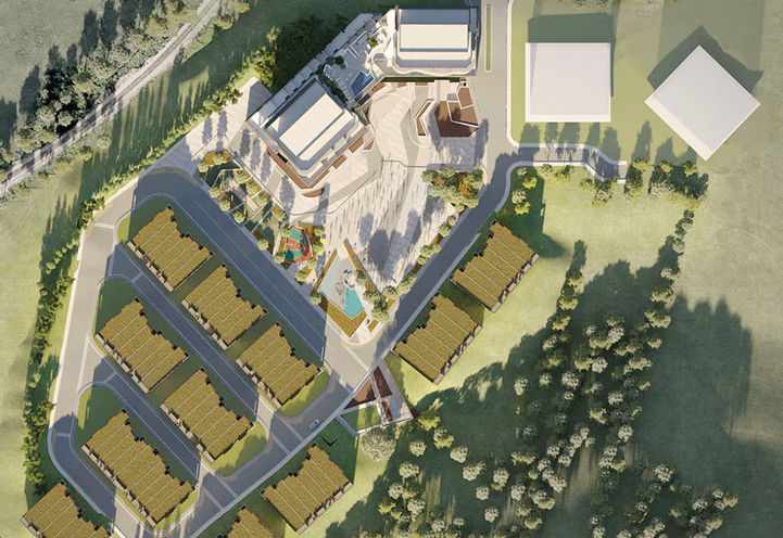 Aerial View of SXSW Condos 2