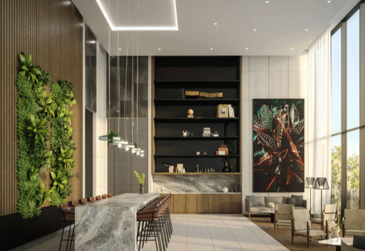 Lobby with Coffee Bar at SXSW  Condos 2