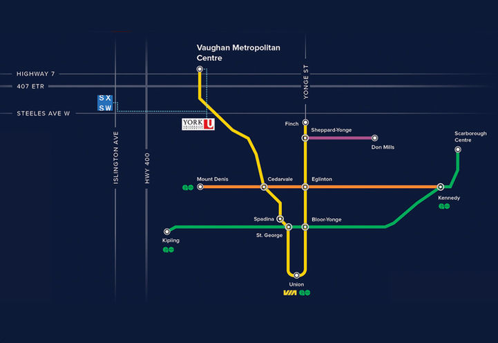 Transit Map Surrounding SXSW Condos 2