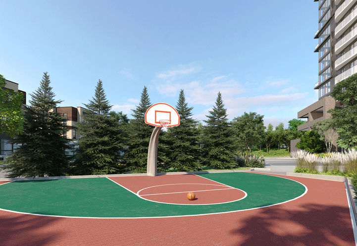 Basketball Court at SXSW Condos
