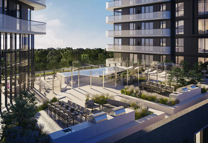 Outdoor Pool at SXSW Condos