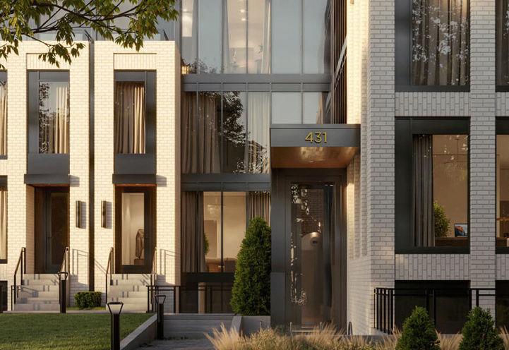 Savile on the Roe Towns Exterior View of Resident Entrances