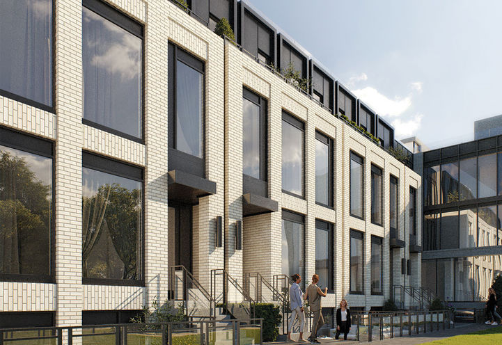 Savile on the Roe Towns Front of Building Row View