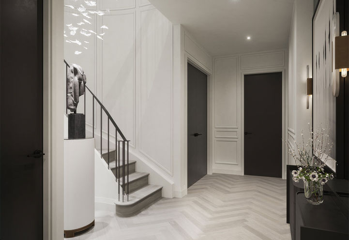 Savile on the Roe Towns Interior Building Hallway