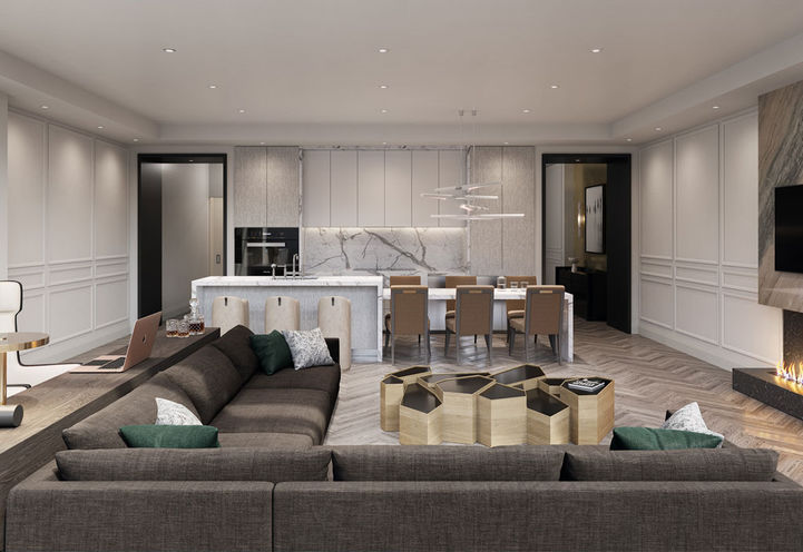 Savile on the Roe Towns Interior Suite Kitchen