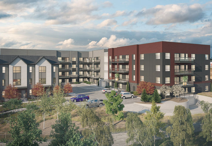 Seton Serenity Bird's Eye View of Condo and Townhome Exteriors