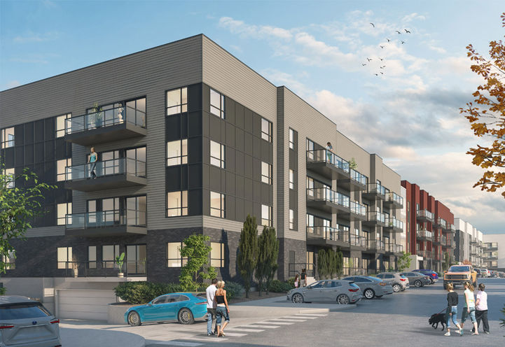 Seton Serenity Exterior View of Condo Building From Parking Lot