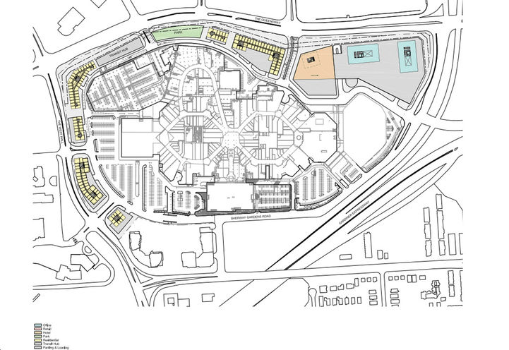 Sherway Gardens Condos 4 Site Plan