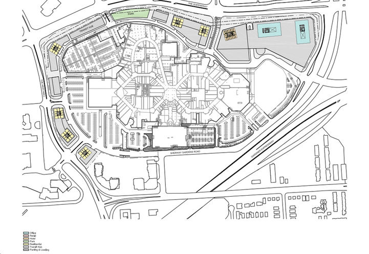 Sherway Gardens Condos 5 Site Plan