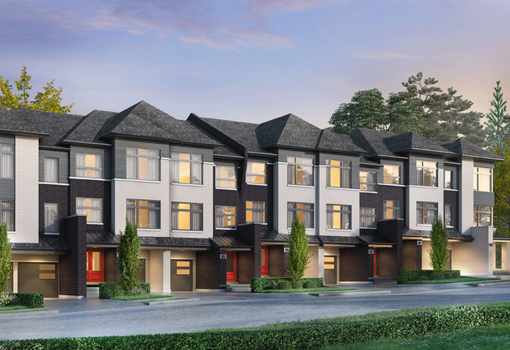 Streetscape View of Shining Hill Townhomes