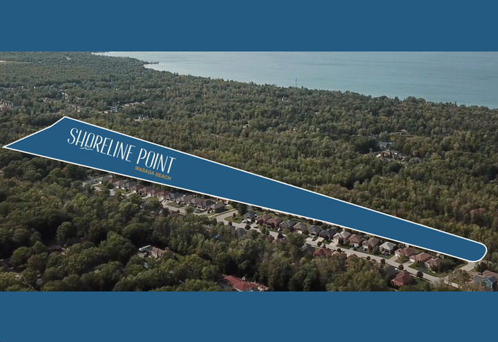 Shoreline Point Homes - Aerial View of Community Location
