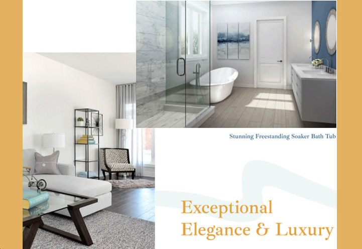 Shoreline Point Homes - Living Space and Bathroom