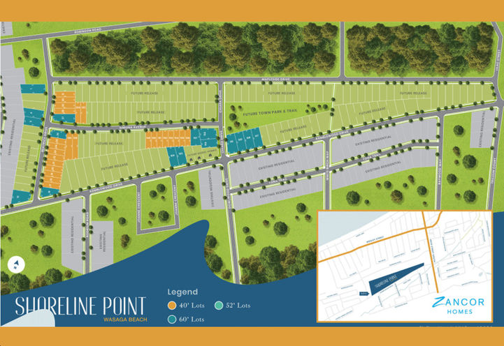 Shoreline Point Homes - Site Plan
