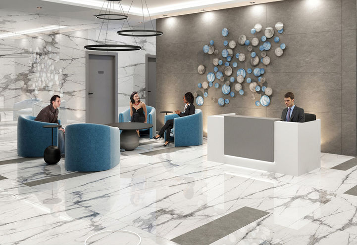 Signature on 7 Condos Lobby with Seating and Concierge