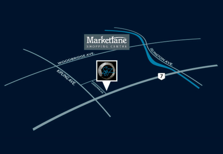 Signature on 7 Condos Map of Area