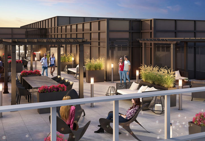 Signature on 7 Condos Rooftop Terrace