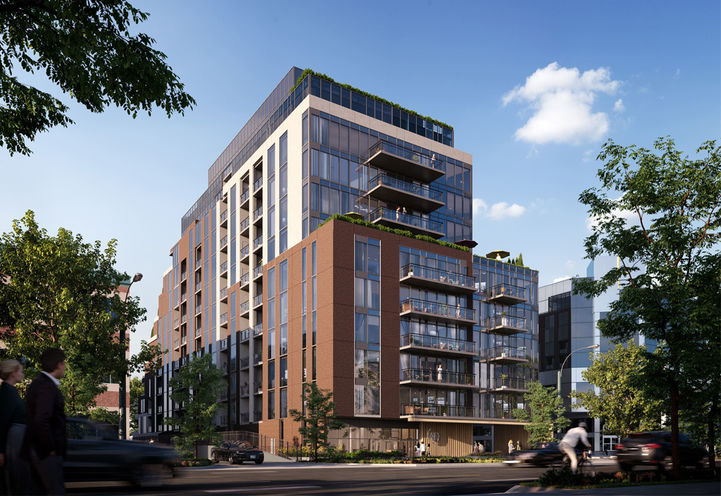 Six99 Condos Exterior View of Building From Street Level