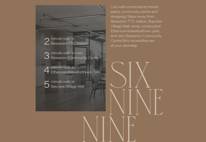 Six99 Condos Well Connected to Neighbourhood Amenities