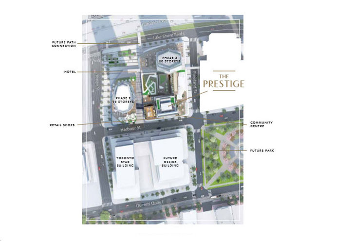 Future Community Site  Plan Showing SkyTower Condos