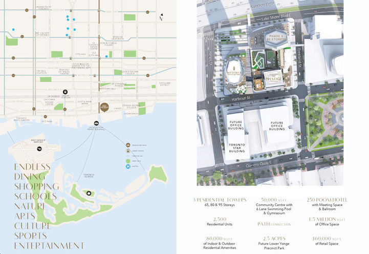 Neighbourhood and Community Amenity Maps of SkyTower Condos