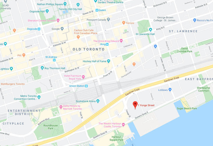 SkyTower Condos Located at 1 Yonge Street Toronto