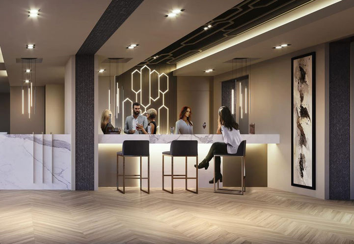 SkyTower Condos Party Room