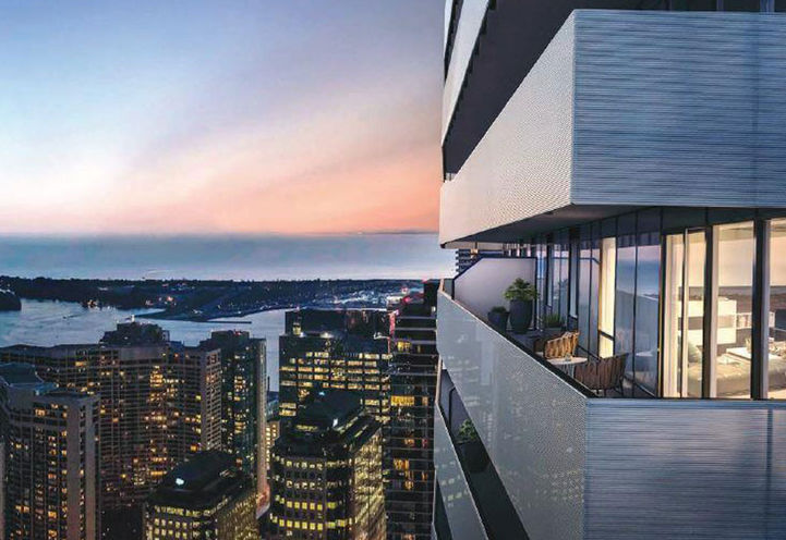 Skyline Terrace View of the City From SkyTower Condos