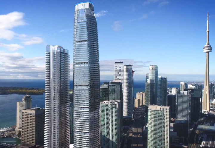 Skyline View of SkyTower Condos