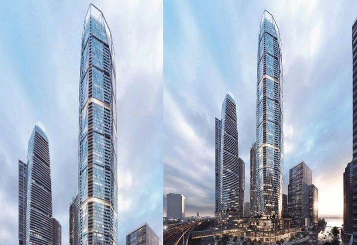 Tower Close Up and Street View of SkyTower Condos