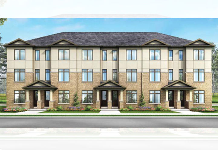 South Barrie Homes Exterior View of Townhomes