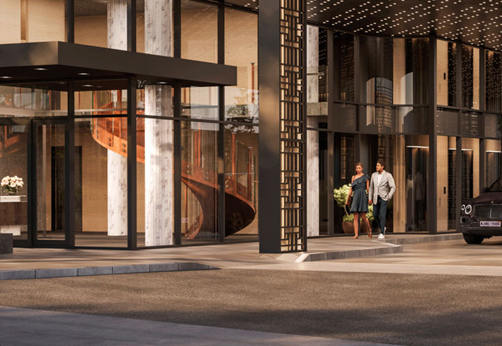 South Forest Hill Residences Exterior View of Vehicle Port Cochere