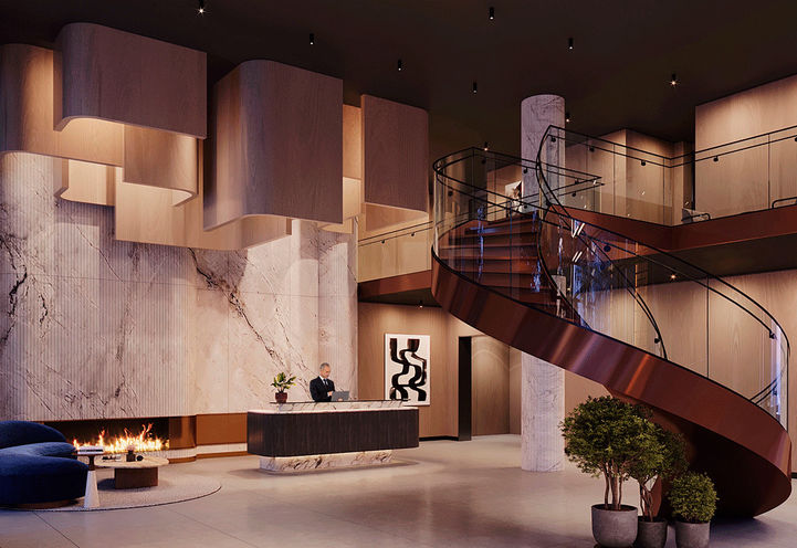 South Forest Hill Residences Lobby Interior