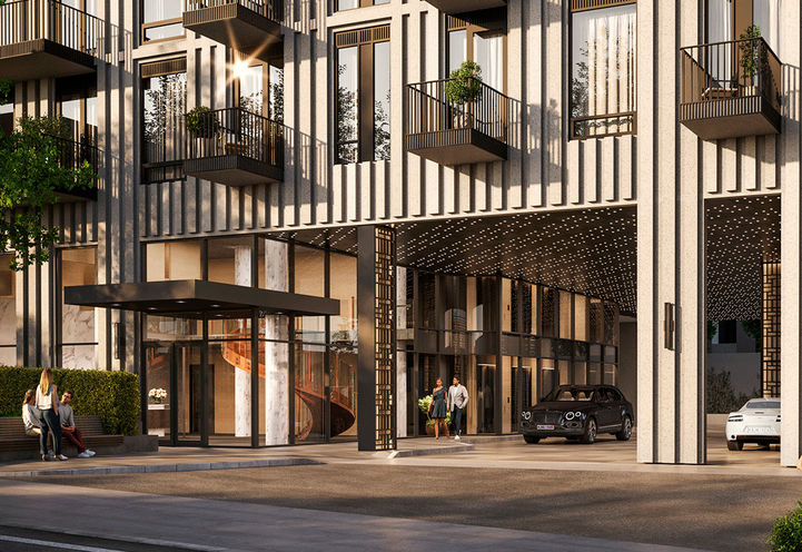 South Forest Hill Residences View of Lobby Exterior